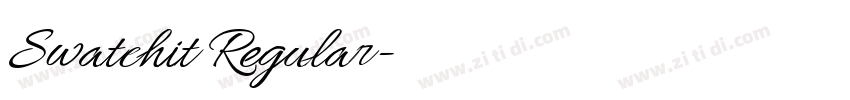 Swatchit Regular字体转换